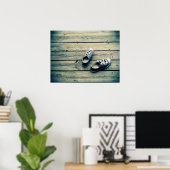 SNEAKERS OP EEN STEIGER POSTER (Thuiskantoor)