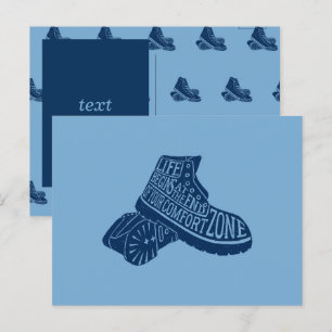 Sneakers Patroon  Briefkaart