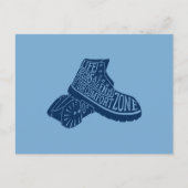 Sneakers Patroon  Briefkaart (Voorkant)