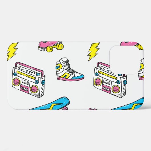  Sneakers Radio Skateboard Thema Case-Mate iPhone Case (Achterkant (horizontaal))