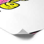  Sneakers Radio Skateboard Thema Poster (Hoek)