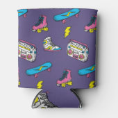 Sneakers Skateboard Retro Thema Blikjeskoeler (Voorkant)