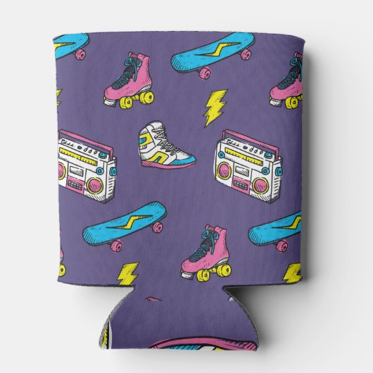 Sneakers Skateboard Retro Thema Blikjeskoeler (Achterkant)