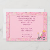 Sneakers voor Baby Meisje Douche Kaart (Achterkant)