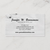 Sneakers White Sport Gym Shoes Visitekaartje (Achterkant)