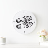 Sneakers zwart-witafdrukken grote klok (Huis)