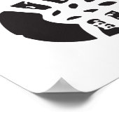 Sneakers zwart-witafdrukken poster (Hoek)