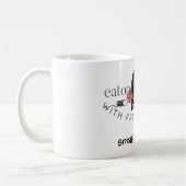 Sneakin en Peekin koffiekopje Koffiemok (Links)