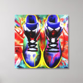 Sneakkop Canvas Afdruk (Voorkant)