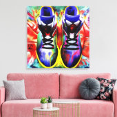 Sneakkop Canvas Afdruk (Insitu (Woonkamer))