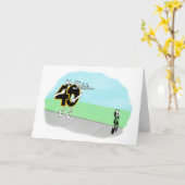 SNEAKY 40E VERJAARDAG KAART (Gele Bloem)