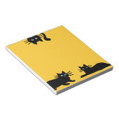 Sneaky Black Cats | Cool Kitty Cat Lover's Funny Notitieblok (Schuin)