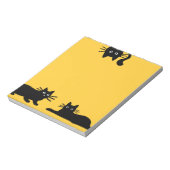 Sneaky Black Cats | Cool Kitty Cat Lover's Funny Notitieblok (Linkerzijde)