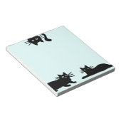 Sneaky Black Cats | Cool Kitty Cat Lover's Funny Notitieblok (Schuin)