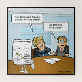 Sneaky Budget Funny Jigzaag Puzzle Legpuzzel