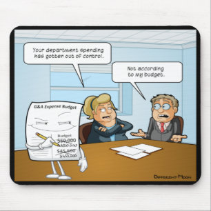 Sneaky Budget Funny Muismat