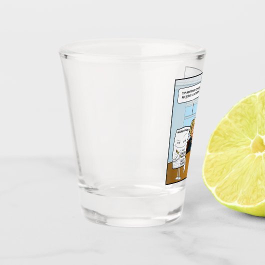 Sneaky Budget Funny Shot Glass Shot Glas (Links)