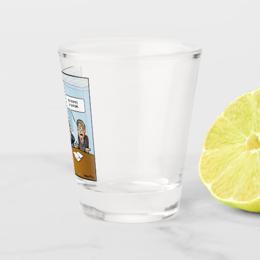 Sneaky Budget Funny Shot Glass Shot Glas (Rechts)