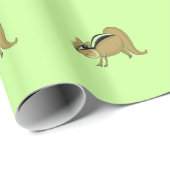 Sneaky Cartoon Chipmunk Cadeaupapier (Rol Hoek)