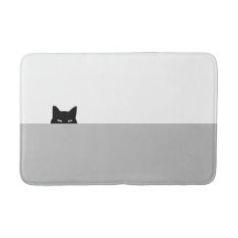 Sneaky Cat Bath Mat