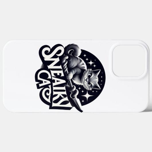 Sneaky cat Case-Mate iPhone case (Achterkant (horizontaal))