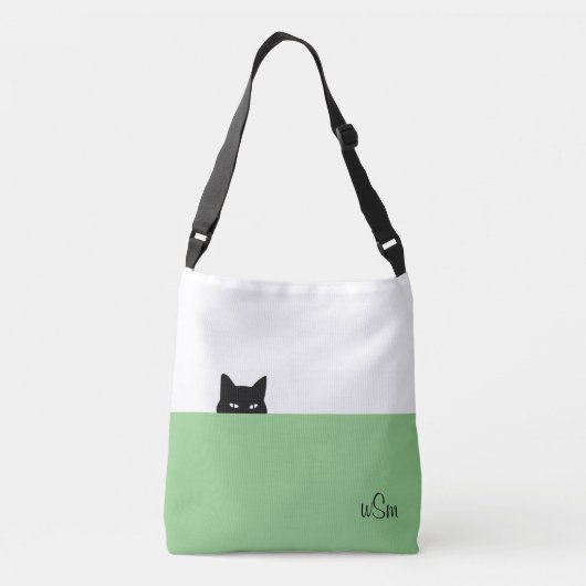 Sneaky Cat Crossbody Bag Crossbody Tas (Achterkant)