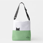 Sneaky Cat Crossbody Bag Crossbody Tas (Voorkant)