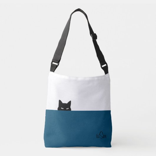 Sneaky Cat Crossbody Bag Crossbody Tas (Voorkant)