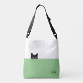 Sneaky Cat Crossbody Bag Tas (Achterkant)