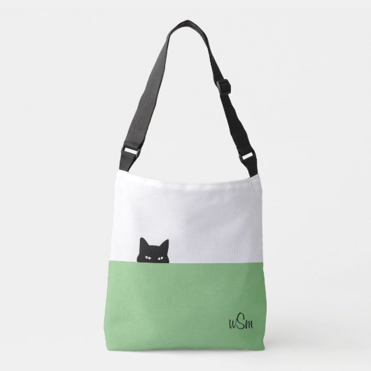 Sneaky Cat Crossbody Bag Tas (Voorkant)