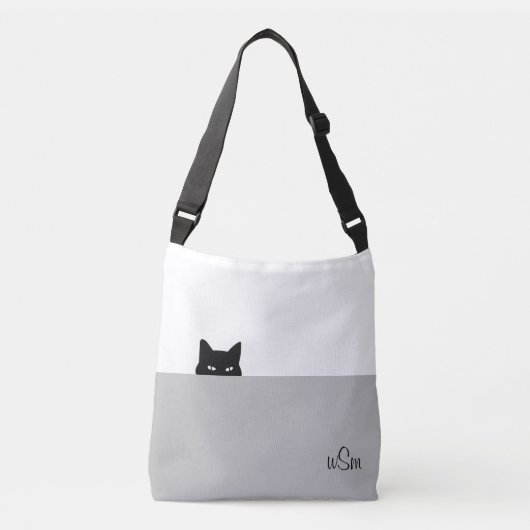 Sneaky Cat Crossbody Tas (Voorkant)