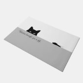 Sneaky Cat heeft je een cadeaudeur gegeven Deurmat (Schuin)