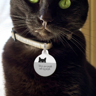 Sneaky Cat laat je mensen bellen Huisdierpenning