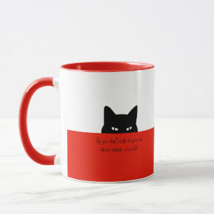 Sneaky Cat Talk to your Cat Mok Red