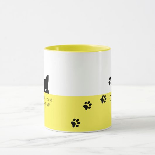 Sneaky Cat Talk to your Cat Mok Yellow (Midden)