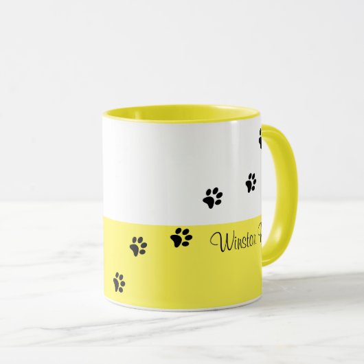 Sneaky Cat Talk to your Cat Mok Yellow (Voorkant rechts)