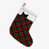 Sneaky Cat Wallace heeft een kleine kerststop gema Kleine Kerstsok (Voorkant (Hangend))