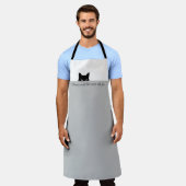 Sneaky Cat wil graag een woord met je Schort (Gedragen)