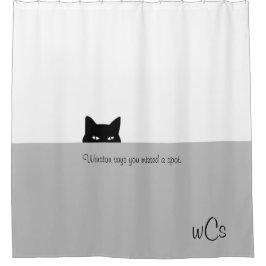 Sneaky Cay denkt dat je een pot hebt gemist Douchegordijn