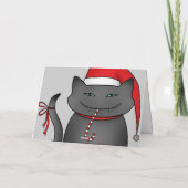 Sneaky Christmas kat Prettige feestdagen (Achterkant)