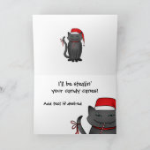 Sneaky Christmas kat Prettige feestdagen (Binnen)