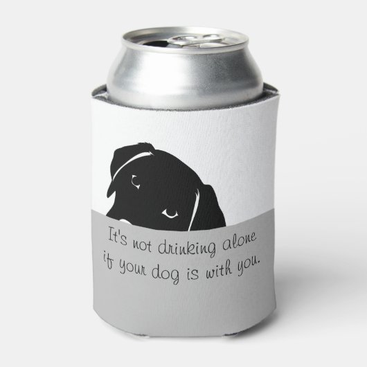 Sneaky Dog Drink niet alleen Koelbox Blikjeskoeler (Blikje Voorkant)