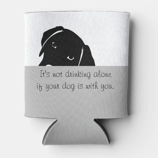 Sneaky Dog Drink niet alleen Koelbox Blikjeskoeler (Voorkant)