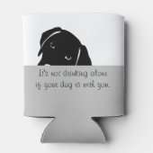 Sneaky Dog Drink niet alleen Koelbox Blikjeskoeler (Achterkant)