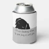 Sneaky Dog Drink niet alleen Koelbox Blikjeskoeler (Blikje Achterkant)