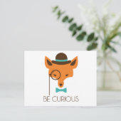 Sneaky Fox Briefkaart (Staand voorkant)