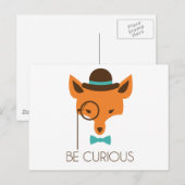Sneaky Fox Briefkaart (Voorkant / Achterkant)