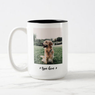 Sneaky Golden Retriever, Golden Retriever Liefhebb Tweekleurige Koffiemok