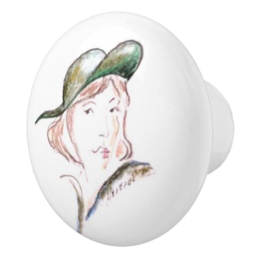 Sneaky Lady Keramische Knop (Rechts)