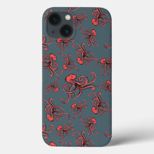 Sneaky Octopus Pattern Case-Mate iPhone Case